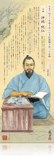 医師 仲地 紀仁（なかち　きじん）1789～1859 泊村出身